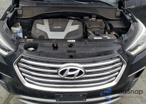 2017 Hyundai Santa Fe Se from USA, damaged, VIN KM8SMDHF8HU224761